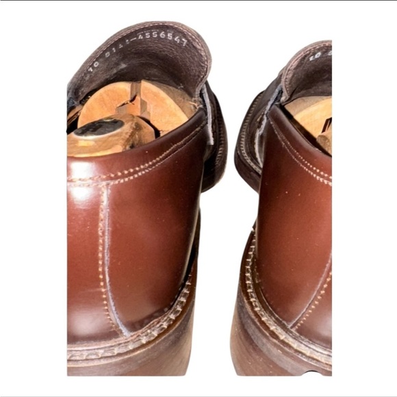 KENNETH COLE BROWN LEATHER/SUEDE MENS DRESS SHOES SIZE 10 - Picture 9 of 15